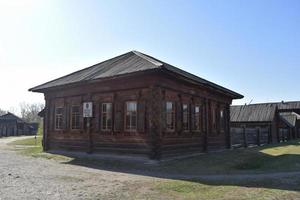 le village de shushenskoye, russie - 4 mai 2022. musée-réserve shushenskoye. où Vi Lénine a vécu en exil. photo