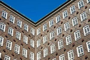 Façade de bâtiment historique à Hambourg photo