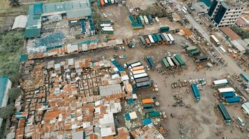 vue aérienne de la zone industrielle de dar es salaam photo