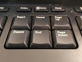 bouton sur le clavier photo