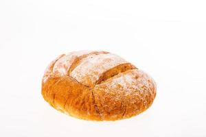 pain français sur fond blanc photo