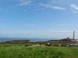 la côte près de newcatle en angleterre photo