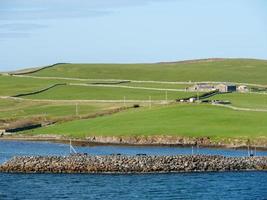 la ville de lerwick et les îles shetland photo