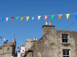 ville de lerwick sur l'île shetland photo