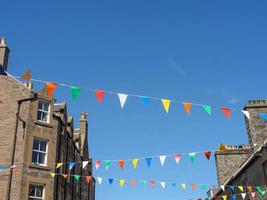 ville de lerwick sur l'île shetland photo