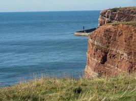 île de helgoland dans la mer du nord photo