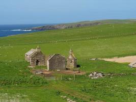 ville de lerwick sur l'île shetland photo