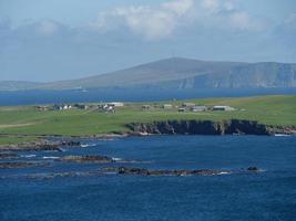 la ville de lerwick et les îles shetland photo