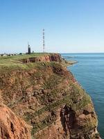 île de helgoland dans la mer du nord photo