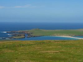 les îles shetland en ecosse photo