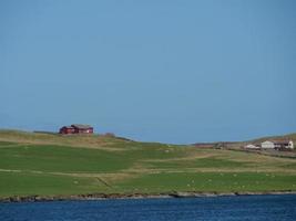 ville de lerwick sur l'île shetland photo
