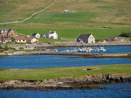 la ville de lerwick et les îles shetland photo