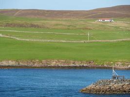 la ville de lerwick et les îles shetland photo