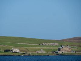 ville de lerwick sur l'île shetland photo