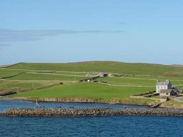 la ville de lerwick et les îles shetland photo