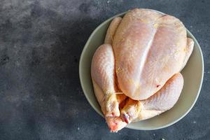 viande de poulet cru poulet de chair repas frais nourriture collation régime alimentaire sur la table espace de copie photo