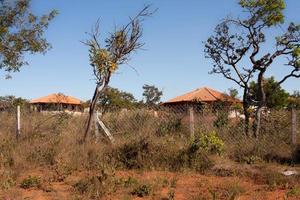 logement que le gouvernement brésilien est en train de construire sur la réserve des tribus indigènes karriri-xoco et tuxa qui vivent dans le nord-ouest de brasilia, alias noroeste photo