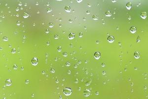 gouttes de pluie sur la fenêtre photo