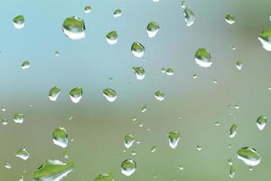 gouttes de pluie sur la fenêtre photo