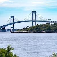 pont de jamestown pont de newport à newport rhode island photo