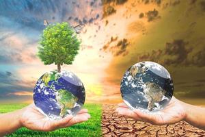 directives de conservation de l'environnement. aimer le monde. sauver le monde. photo