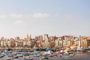 vue panoramique d'Alexandrie, Egypte. photo