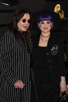 los angeles jan 26 - ozzy osbourne, kelly osbourne aux 62ème prix grammy au centre de base le 26 janvier 2020 à los angeles, ca photo