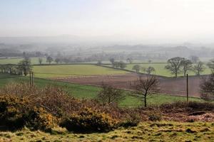 une vue sur la campagne du shropshire près de shrewsbury photo