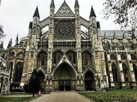 une vue de l'abbaye de westminster à londres photo