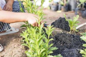 concepts de culture, de jardinage, d'agriculture et de personnes - des personnes avec des pelles creusant des lits de jardin ou des fermes. photo