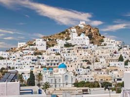 chora à ios île de grèce photo