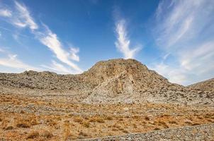 paysage de l'île de folegandros en grèce photo