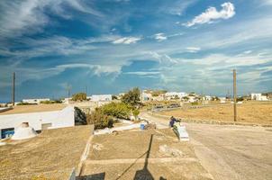 village d'ano meria sur l'île de folegandros photo