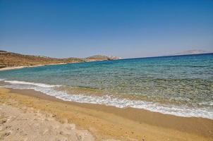 plage de psathi sur l'île d'ios, grèce photo