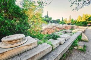 ancienne agora d'athènes grèce photo