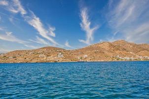 gialos sur l'île d'ios, grèce photo