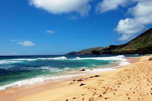 plage de sable honolulu hawaii photo