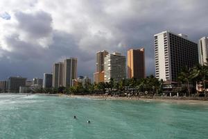 Waikiki Beach, Honolulu, Oahu, Hawaï