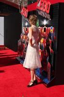 los angeles, 1er février - brie larson à la première du film lego au théâtre du village le 1er février 2014 à westwood, ca photo