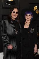 los angeles jan 26 - ozzy osbourne, kelly osbourne aux 62ème prix grammy au centre de base le 26 janvier 2020 à los angeles, ca photo