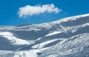Silvretta alpes vue d'hiver (Autriche). photo