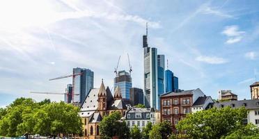 vue hdr de francfort, allemagne photo