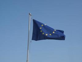 drapeau de l'union européenne eu photo