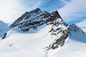 Paysage de montagne des Alpes alpines à Jungfraujoch, haut de l'Europe Suisse