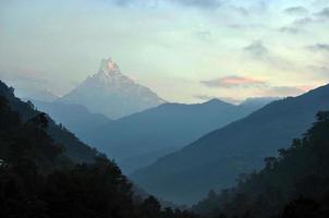 massif de l'Annapurna. Népal. photo