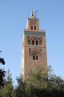 mosquée kutubiyya à marrakech, maroc photo