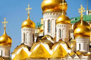 Dômes dorés de la cathédrale de l'Annonciation, Moscou