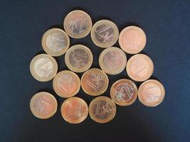 euro pièces d'argent photo