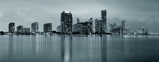 scène de nuit de miami photo