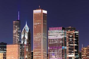 Skyline de Chicago au crépuscule photo